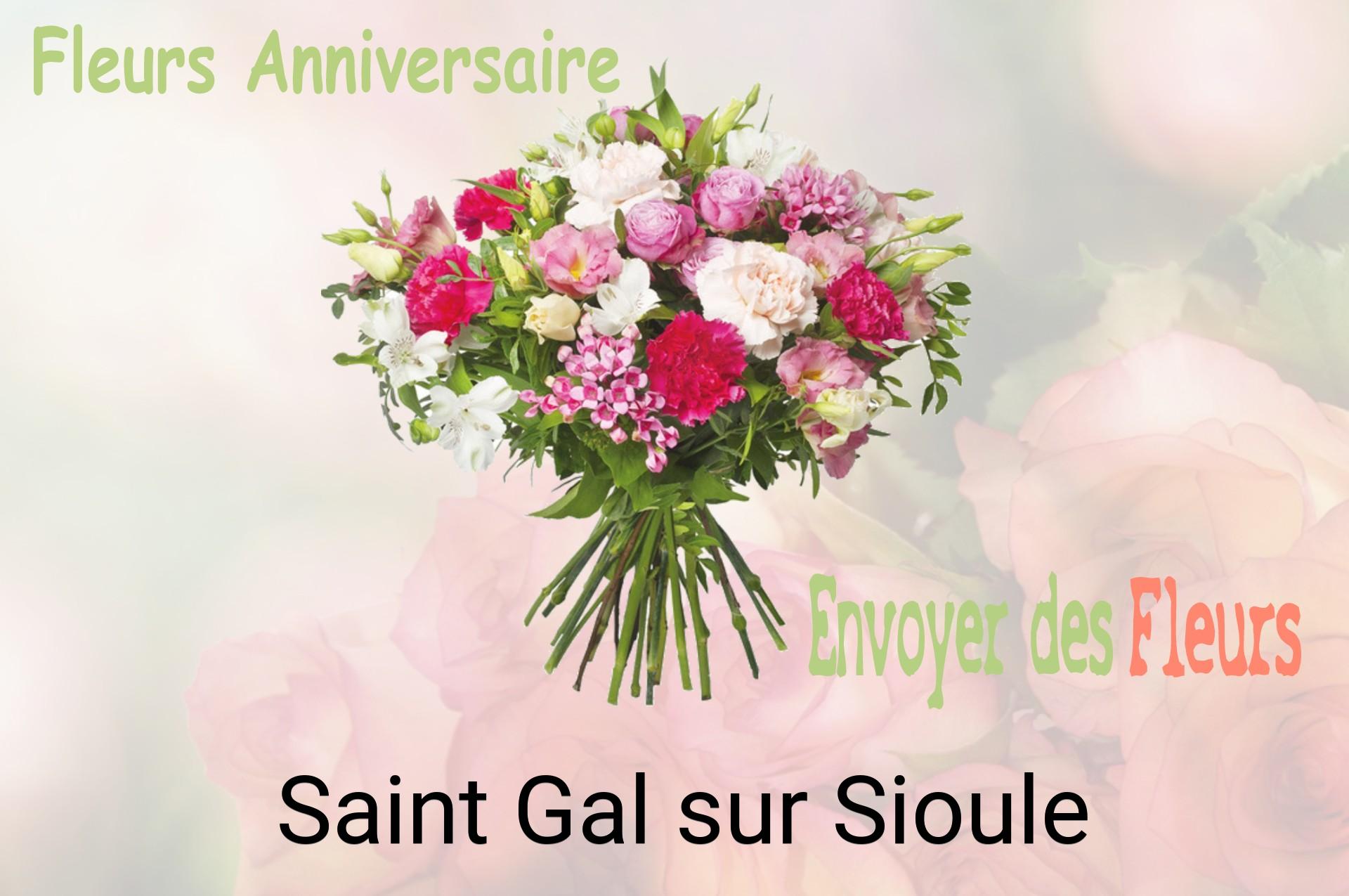 Bouquet de fleurs d’anniversaire livré à Saint-Gal-sur-Sioule