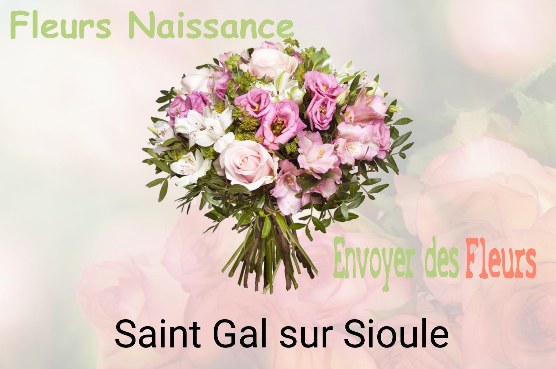 Bouquet de fleurs de naissance livré à Saint-Gal-sur-Sioule